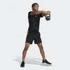 adidas HIIT 3 Streifen Herren Trainins T-Shirt schwarz Produktbild-Vorschau 6