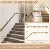 ROSEJANE Massiver Buchenholz Handlauf 60 cm, Wandmontage, Produktbild-Vorschau 5