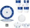 Ahoy 18-częściowy zestaw śniadaniowy porcelanowy talerz Podgląd zdjęcia produktu 4