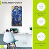 ARTland Poster Turm der blauen Pferde. 1913 Größe: 75x150 Produktbild-Vorschau 3