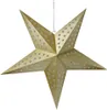 Clayre & Eef Hängender Stern 90x20x90 cm Goldfarbig Papier Produktbild-Vorschau 1