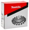 Makita Rundbürste, 100 mm, gezopft, verzinkter Stahl, M14 Produktbild-Vorschau 2