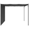 Padiglione da giardino con tenda laterale 3x3x2,25 m Anteprima dell’immagine prodotto 2