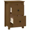 vidaXL Nachttisch Honigbraun 40x35x61,5 cm Massivholz Produktbild-Vorschau 5