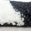 Teppich Wohnzimmer Hochflor Kariert Design Langflor Shaggy Produktbild-Vorschau 3