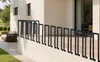 Ikodm 85cm U-Form Treppengeländer Schwarz Ovalrohr Handlauf Produktbild-Vorschau 10