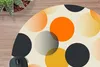 MuchoWow® Mauspad Mousepad Tupfen - Design - Retro - Orange Produktbild-Vorschau 2
