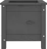 vidaXL Pflanzkübel Grau 40x40x39 cm Massivholz Kiefer Produktbild-Vorschau 5
