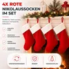 Set van 4 kerstsokken – Sint Nicolaas sokken om op te Productafbeelding-voorbeeld 2