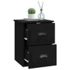 Wand-Nachttisch Schwarz 41,5x36x53 cm Produktbild-Vorschau 5