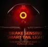 Rockbros Q5 black rear bicycle light with intelligent STOP Podgląd zdjęcia produktu 27