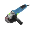 A blue and gray angle grinder with a black handle and a cutting disc is shown against a white background. Náhled obrázku produktu