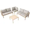 SVITA MISSOURI Gartenlounge 4tlg. Outdoor Sofa Set aus Produktbild-Vorschau 6