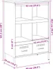 vidaXL Highboard černá 68x39x101,5 cm ocel Náhled obrázku produktu 8