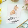 Mr. & Mrs. Panda Ansichtskarte Langhaar Collie Treue - Weiß Produktbild-Vorschau 2