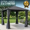 BRAST Pavillon Aluminium Miami | Größen 3x3m 3x4m 4x4m | Produktbild-Vorschau 1