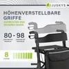 Zdravotní chodítko Vital 51035, hliníkový rolátor, se Náhled obrázku produktu 13