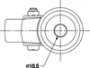 50mm 2" Rolle, grau gummibereift, schwenkbar, 160kg Produktbild-Vorschau 4