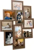 vidaXL Cadre photo collage pour 10x(13x18 cm) photos marron Voir les images du produit 7