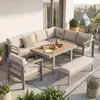 MEXO Gartenmöbel Set für 6-9 Personen, Gartenlounge-Set Produktbild-Vorschau 2