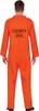 Voleur Costume d'Halloween Tenue de prison Détenu Costume Voir les images du produit 5
