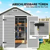 Outsunny Gerätehaus 2,4m², Gartenhaus mit Satteldach, 182 x Produktbild-Vorschau 7