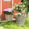 Pflanzkorb Rustikal Rattan Ø 45x40cm grau Produktbild-Vorschau 9