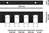 Interdeco Innenlaufstange / Gardinenstange mit Innenlauf Produktbild-Vorschau 2