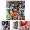 Wandbild Metallbild 3D Relief Woman Sunglasses 100x100x6cm Produktbild-Vorschau 2