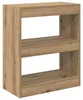 vidaXL Artisan dubová knihovna 60 x 30 x 72 cm materiál na Náhled obrázku produktu 1