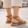 Damen Leichte Sandalen Aus Naturleder Sommer Schuhe in Produktbild-Vorschau 7