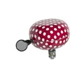Sonnette de vélo Dingdong 80 mm points rouge/blanc Voir les images du produit 2