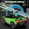 COSTWAY Auto elettrica Lamborghini, veicolo per bambini con Anteprima dell’immagine prodotto 6