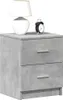 vidaXL Table de nuit avec 2 tiroirs gris béton 40x36x50 cm Voir les images du produit 9