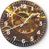 Wanduhr - Rund - Glasuhr - Mechanismus Zahnrad - 30x30cm - Produktbild-Vorschau 1