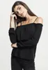Urban Classics Langarmshirt Damen Ladies Cold Shoulder Produktbild-Vorschau 15