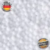 A close-up view of white EPS beads, with two circular badges overlaid. Anteprima dell’immagine prodotto