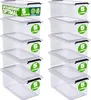 DEUBA® 10x Boîte de rangement 5L plastique transparent Voir les images du produit 1
