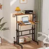 Iropro 80x60cm Stehpult Höhenverstellbar mit Steckdosen und Produktbild-Vorschau 3