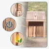 Woodygift Nistkasten Vogelhaus Typ P aus Holz geflammt 14 x Produktbild-Vorschau 7