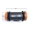 A black and orange fitness power bag with dimensions indicated by lines and text. Produktbild-Vorschau