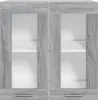 vidaXL Szafka ścienna Lyon Glass Grey Sonoma 60x31x60 cm Podgląd zdjęcia produktu 3