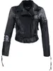 Ava Damen Echtleder Lederjacke Schwarz S Produktbild-Vorschau 4