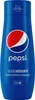 A blue bottle of Pepsi SodaStream concentrate. Produktbild-Vorschau