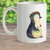 Mr. & Mrs. Panda Kindertasse Pinguin Blumen - Weiß - Produktbild-Vorschau 2