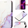 iPhone 8 Plus Hülle, Marmor Motiv Kunstleder Tasche Wallet Produktbild-Vorschau 1