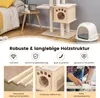 COSTWAY 6-poziomowy drewniany drapak, drzewko dla kota 170 Podgląd zdjęcia produktu 4