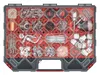 A top-down view of an open organizer box filled with various hardware and tools. Anteprima dell’immagine prodotto
