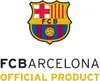 The image shows the FC Barcelona logo and text indicating an official product. Produktbild-Vorschau