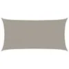vidaXL Voile d'ombrage 160 g/m² Rectangulaire Gris clair Voir les images du produit 1